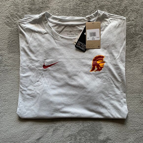 Nike Dri-Fit USC Trojans T-Shirt. XXL. New With Tags. Official On Field Apparel. - Picture 1 of 10